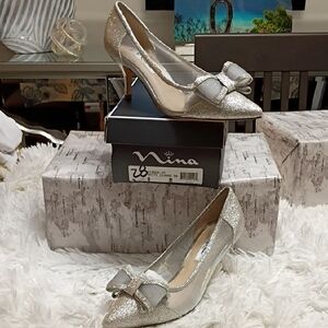 Nina Bianca Pumps Heels Dress Women's Sz 8 New 🆕👠